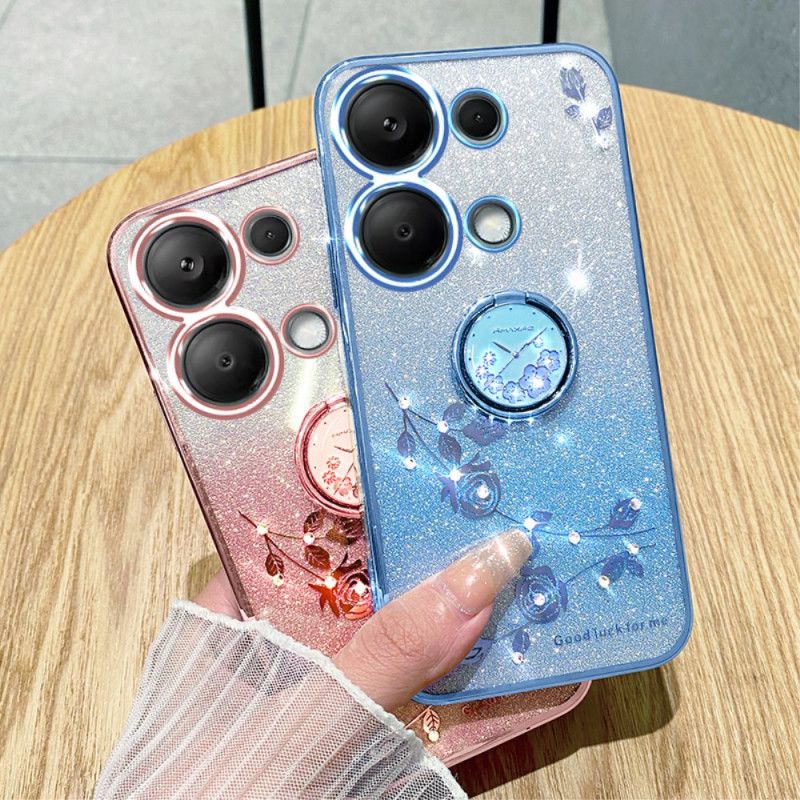 Cover Hoesje Xiaomi Redmi Note 13 5g Telefoonhoesje Kadem Glitter- En Strasssteun