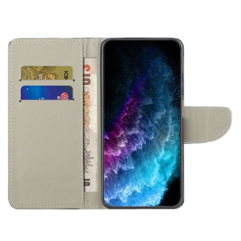 Flip Case Leren Xiaomi Redmi Note 13 5g Beer Raak Mijn Telefoon Niet Aan