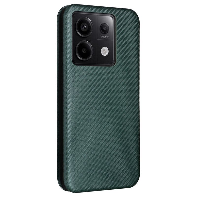 Folio-hoesje Voor Xiaomi Redmi Note 13 5g Koolstofvezel