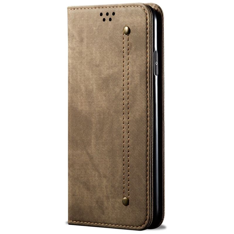 Folio-hoesje Xiaomi Redmi Note 13 5g Jeansstof Bescherming Hoesje