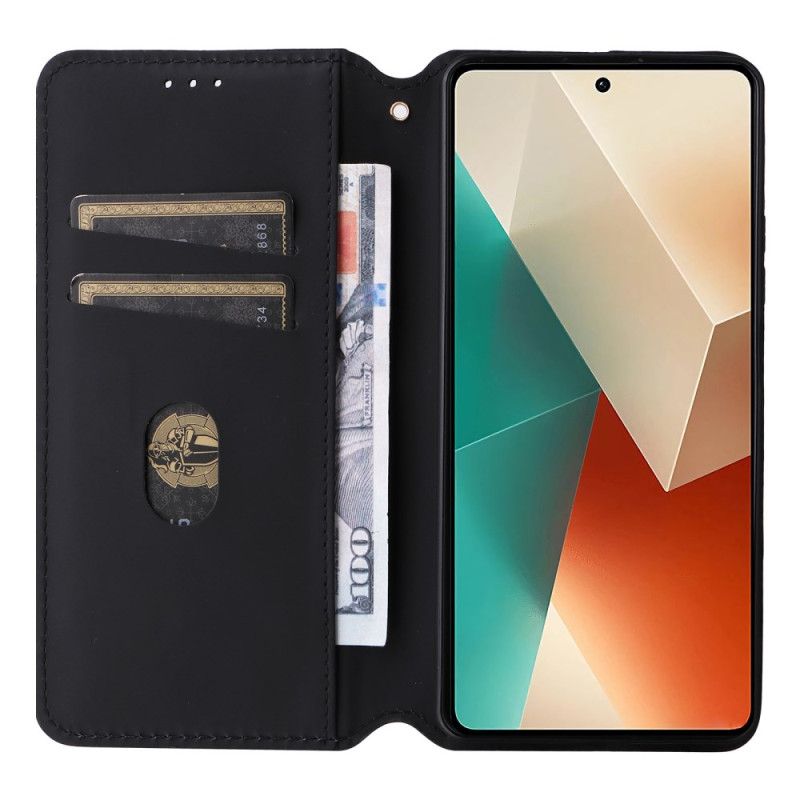 Folio-hoesje Xiaomi Redmi Note 13 5g Telefoonhoesje 3d-kubussen