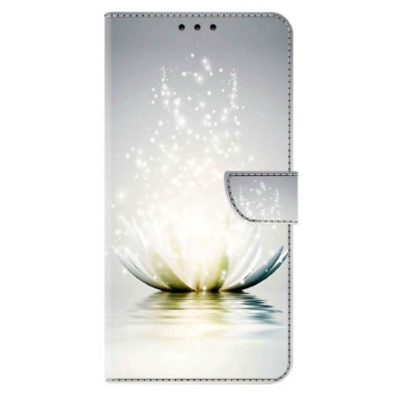 Folio-hoesje Xiaomi Redmi Note 13 5g Telefoonhoesje Lotus