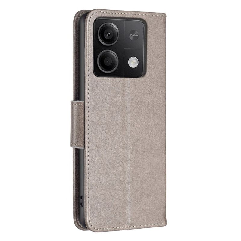 Folio-hoesje Xiaomi Redmi Note 13 5g Telefoonhoesje Vlinderdesign Met Draagkoord