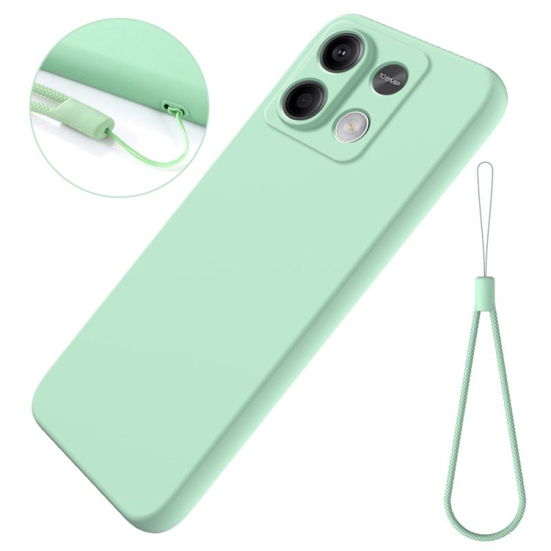 Hoesje Xiaomi Redmi Note 13 5g Vloeibare Siliconen Band Bescherming Hoesje