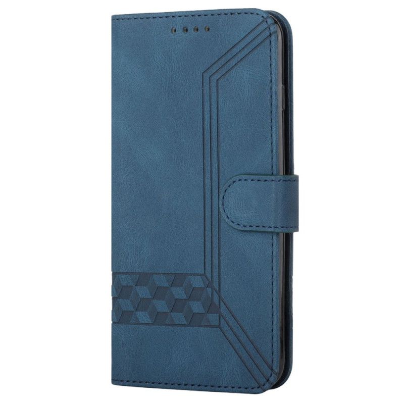 Leren Hoesje Voor Xiaomi Redmi Note 13 5g Bandpatroon