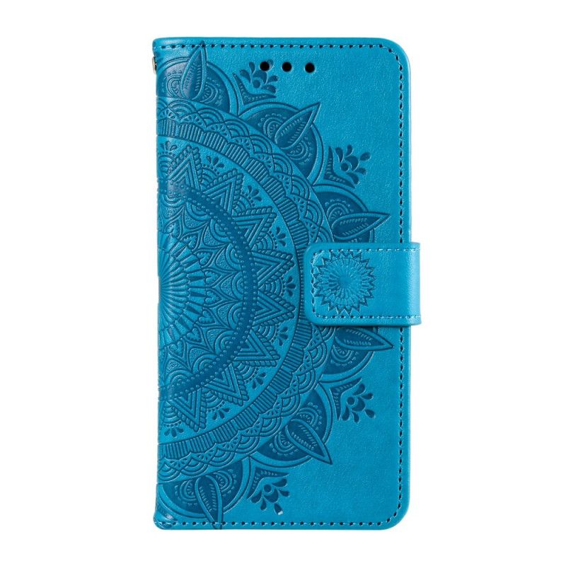 Leren Hoesje Voor Xiaomi Redmi Note 13 5g Mandala Zon