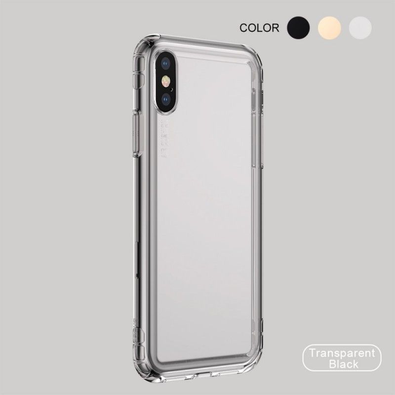 Case Hoesje iPhone XS Max Goud Telefoonhoesje Basisairbags