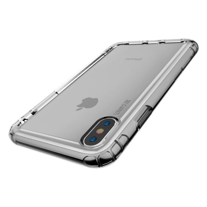 Case Hoesje iPhone XS Max Goud Telefoonhoesje Basisairbags