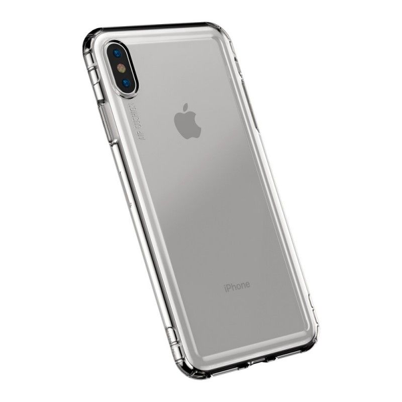 Case Hoesje iPhone XS Max Goud Telefoonhoesje Basisairbags