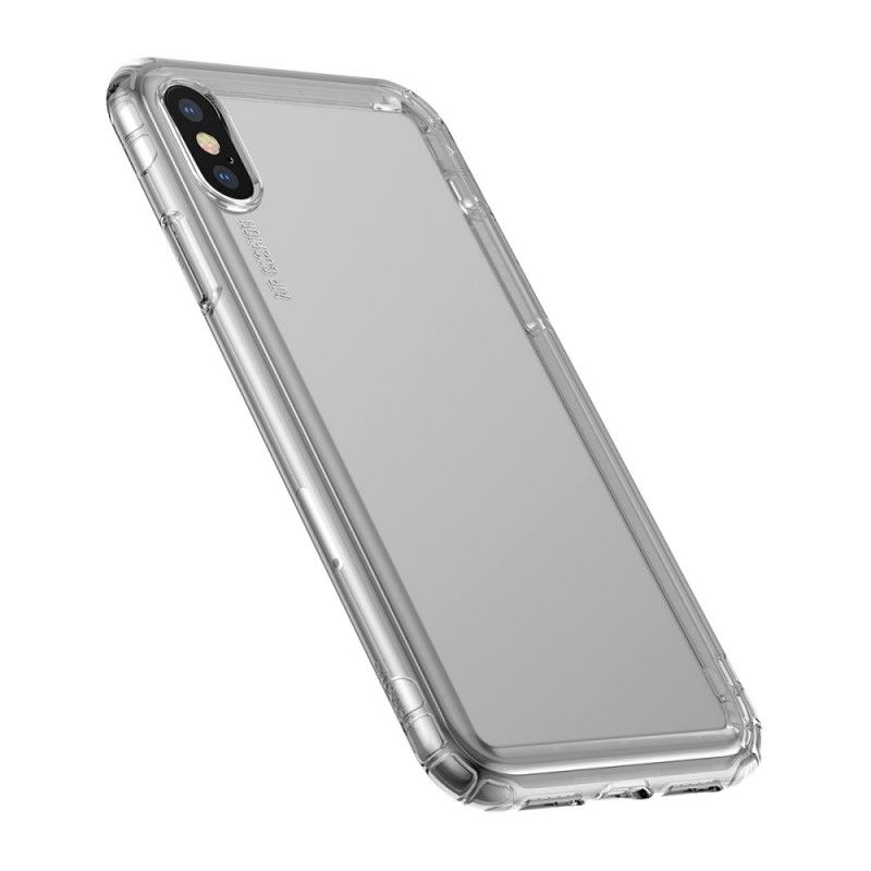 Case Hoesje iPhone XS Max Goud Telefoonhoesje Basisairbags