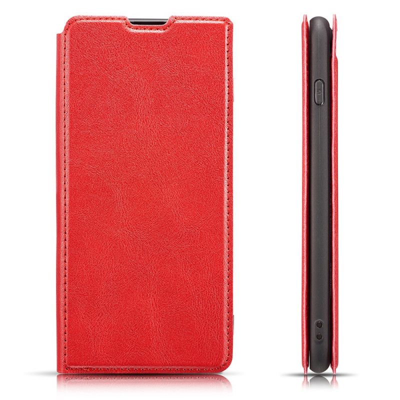 Folio-hoesje voor iPhone XS Max Rood Zwart Ultrafinesse