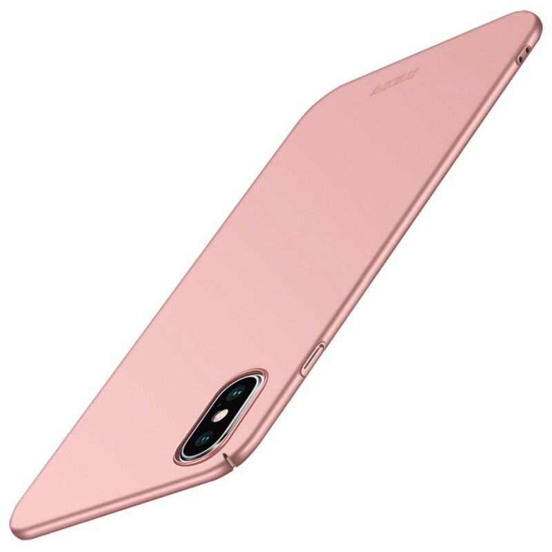 Hoesje voor iPhone XS Max Rood Zwart Mofi