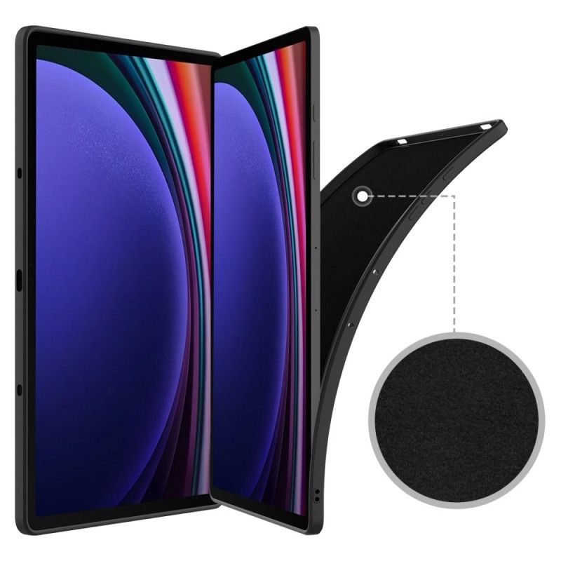 Case Hoesje Samsung Galaxy Tab S9 Plus Telefoonhoesje Vloeibare Siliconen