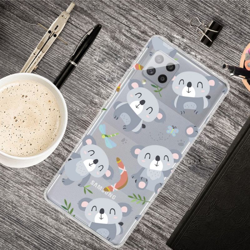 Case Hoesje Samsung Galaxy A42 5G Telefoonhoesje Schattige Koala'S