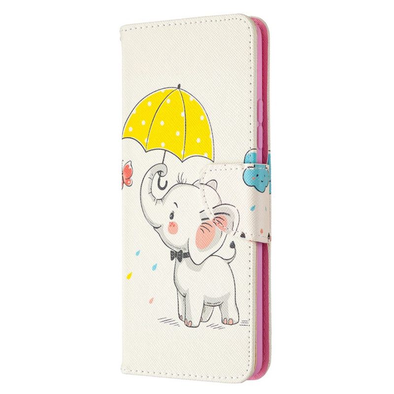 Cover Folio-hoesje Samsung Galaxy A42 5G Telefoonhoesje Babyolifant