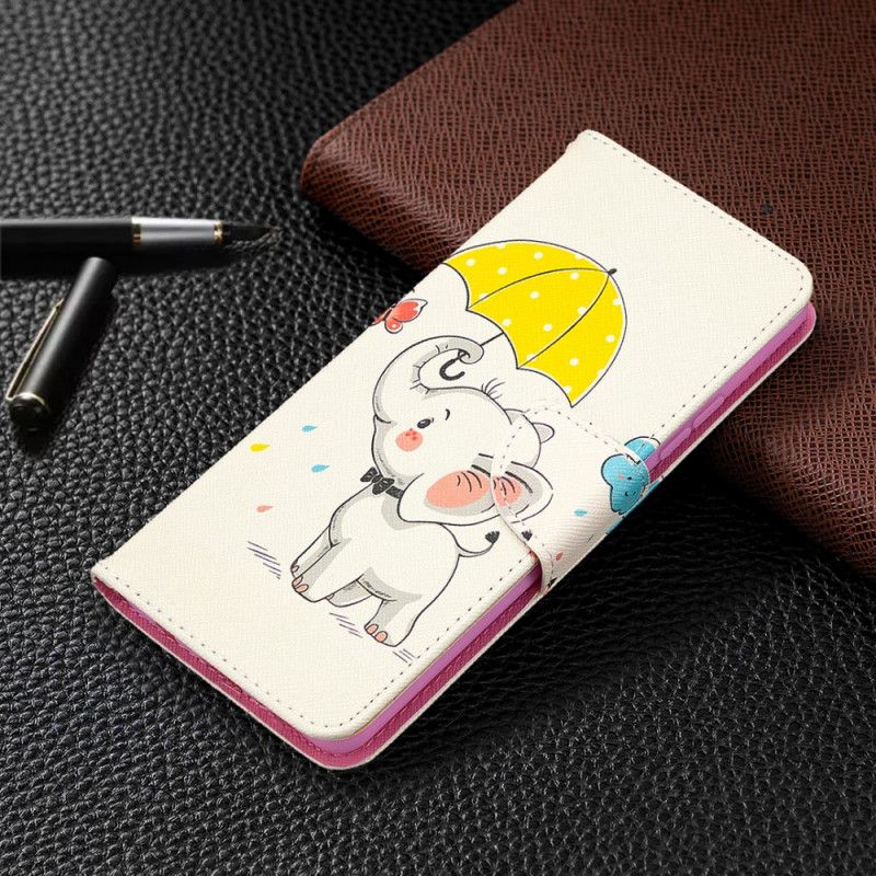 Cover Folio-hoesje Samsung Galaxy A42 5G Telefoonhoesje Babyolifant