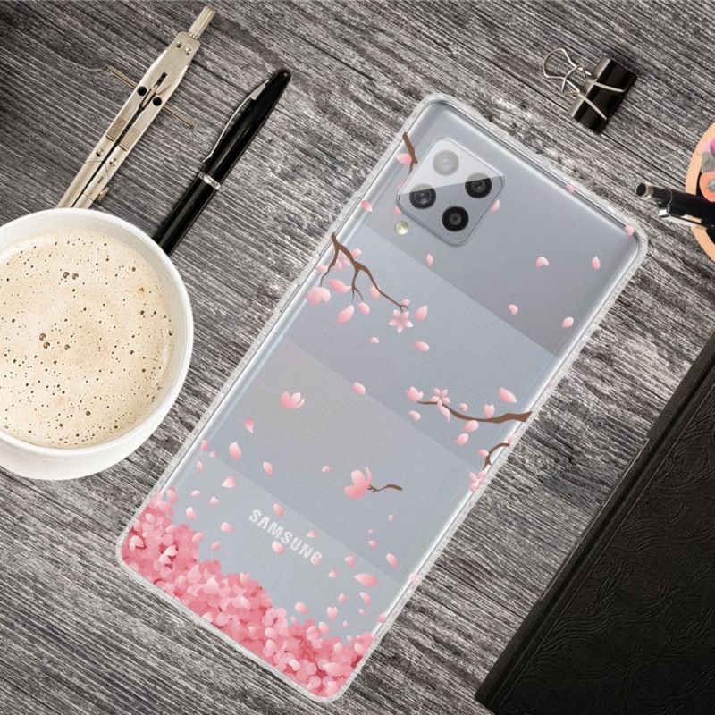 Cover Hoesje Samsung Galaxy A42 5G Telefoonhoesje Bloeiende Takken