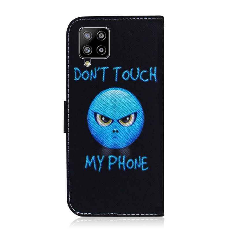 Flip Case Leren Samsung Galaxy A42 5G Emoji-Telefoon