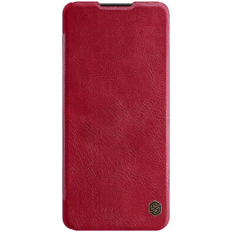 Folio-hoesje Samsung Galaxy A42 5G Rood Zwart Nillkin Qin-Reeks