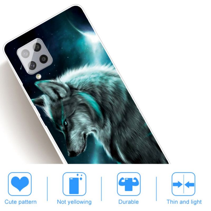 Hoesje Samsung Galaxy A42 5G Koninklijke Wolf