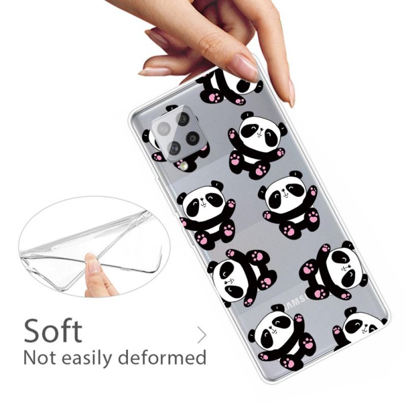 Hoesje Samsung Galaxy A42 5G Leuke Panda'S