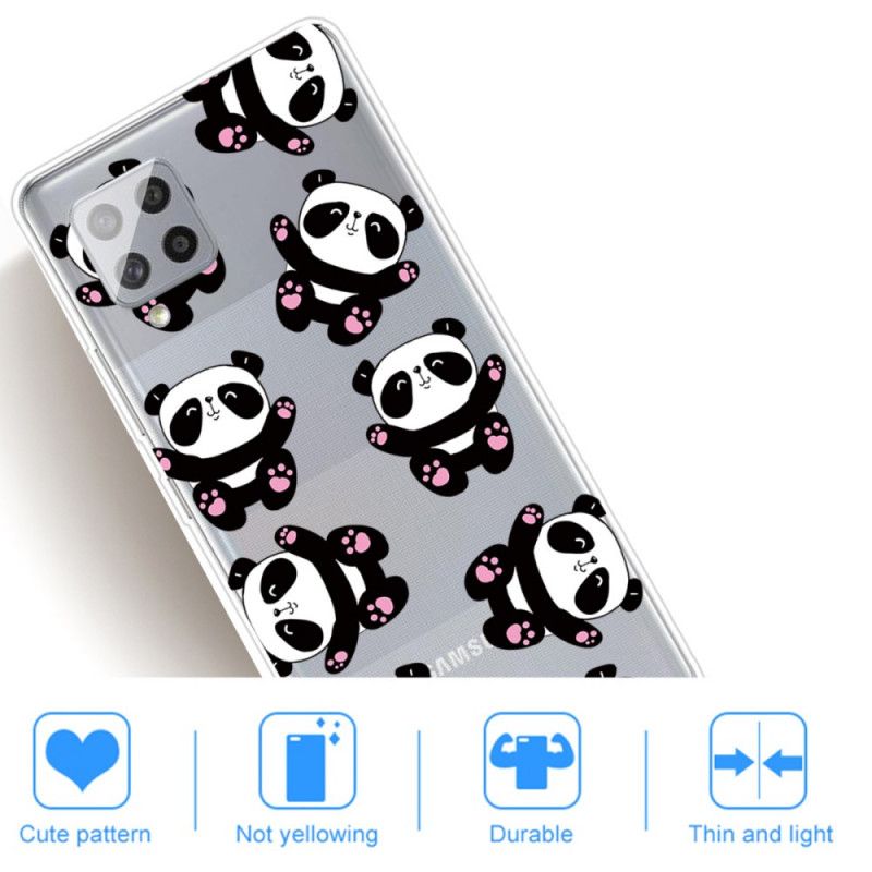 Hoesje Samsung Galaxy A42 5G Leuke Panda'S