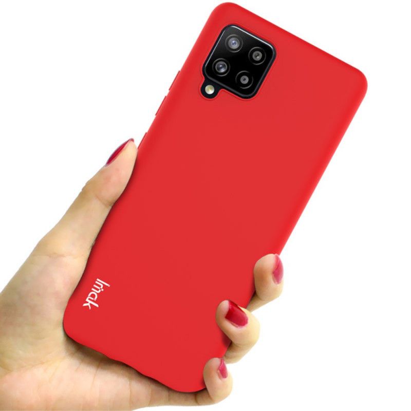 Hoesje Samsung Galaxy A42 5G Rood Zwart Imak Uc-2 Reeks