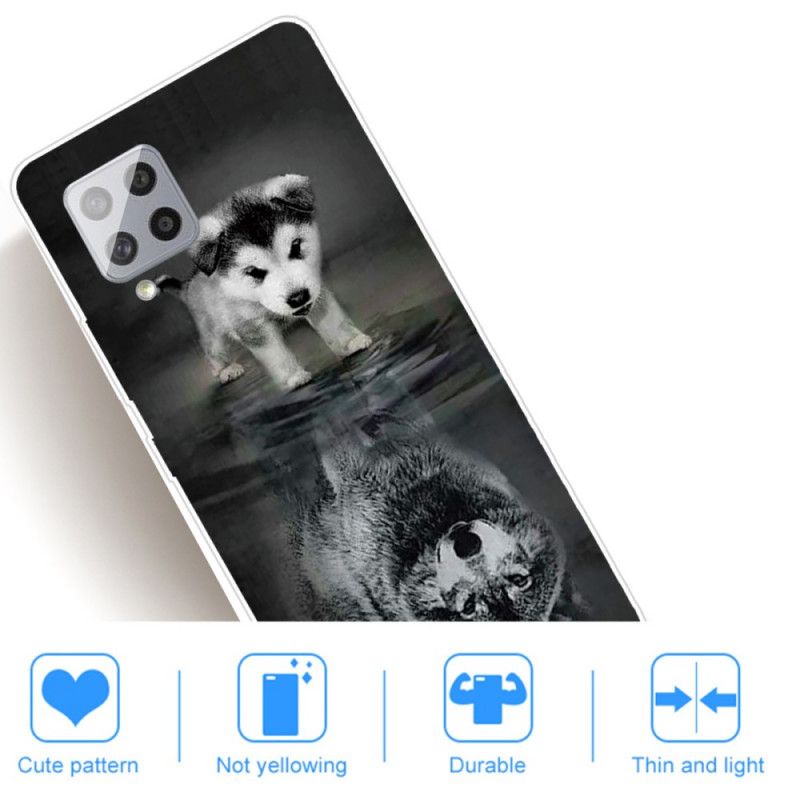 Hoesje Samsung Galaxy A42 5G Telefoonhoesje Puppydroom