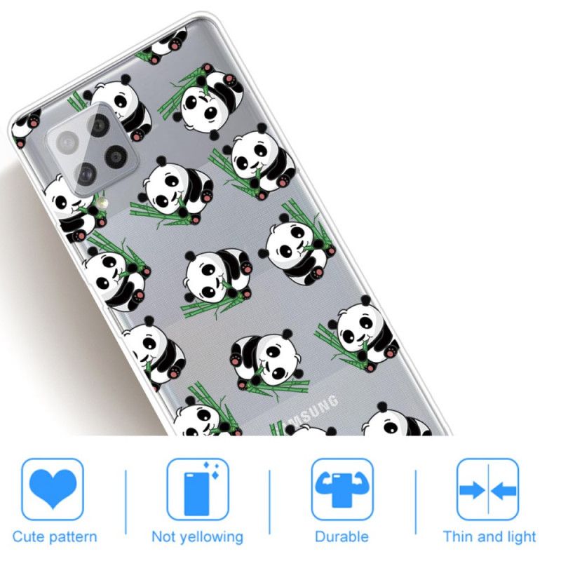 Hoesje voor Samsung Galaxy A42 5G Kleine Panda'S