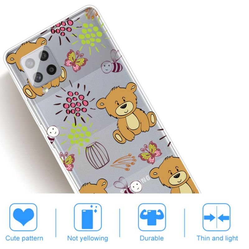 Hoesje voor Samsung Galaxy A42 5G Top Teddyberen