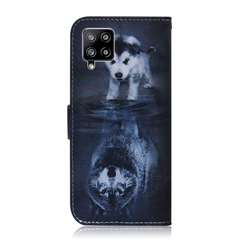 Leren Hoesje voor Samsung Galaxy A42 5G Ernesto De Wolf