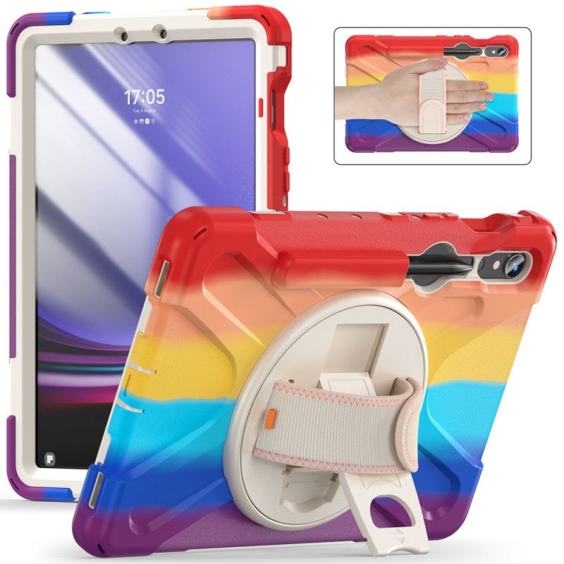 Case Hoesje Samsung Galaxy Tab S9 Telefoonhoesje Roterende Steun