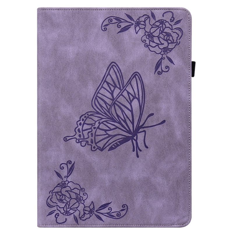 Hoesje Case Samsung Galaxy Tab S9 Telefoonhoesje Vlinders En Bloemen