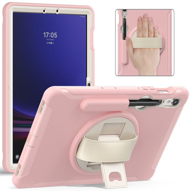 Hoesje Voor Samsung Galaxy Tab S9 Draagriem En Stylushouder