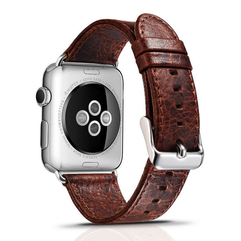 Apple Watch 42 Mm Lederen Band - Slangenleer