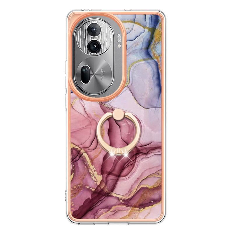 Case Hoesje Oppo Reno 11 Pro 5g Telefoonhoesje Marmeren Steunring