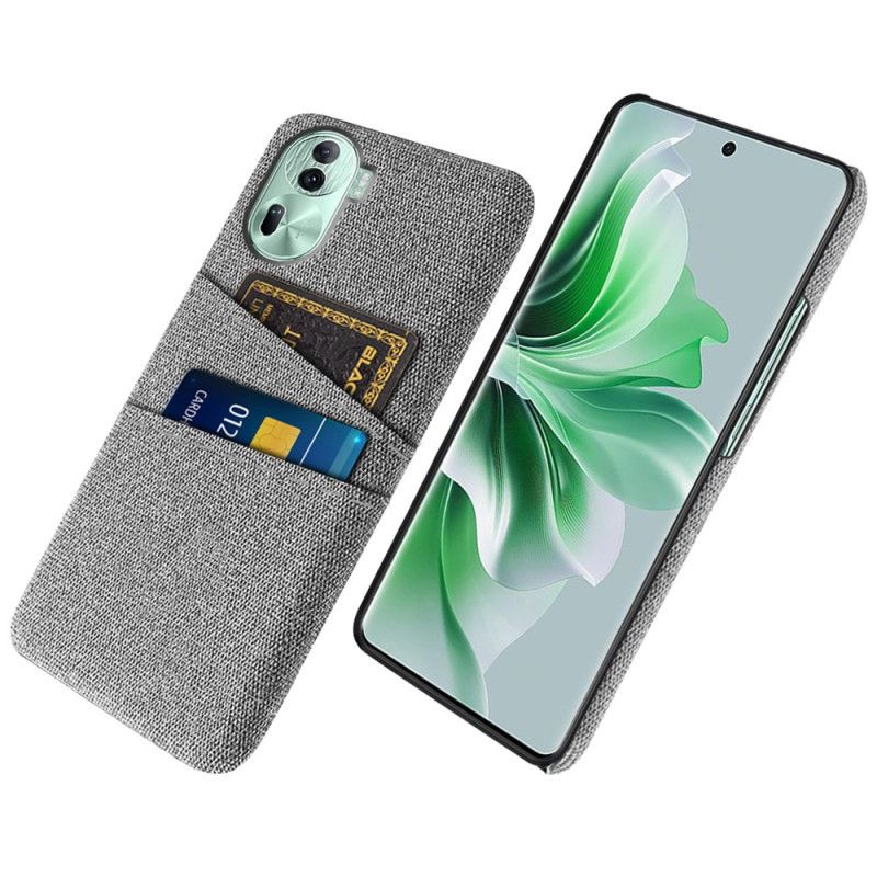 Hoesje Oppo Reno 11 Pro 5g Stoffen Kaarthouder Bescherming Hoesje