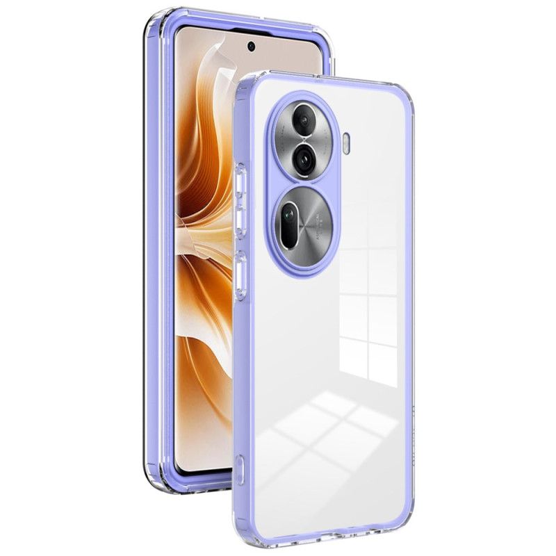 Hoesje Oppo Reno 11 Pro 5g Transparant Gekleurde Rand