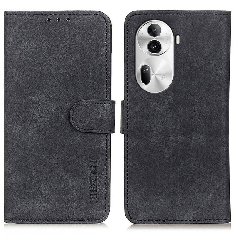 Leren Hoesje Oppo Reno 11 Pro 5g Retrostijl Khazneh Bescherming Hoesje