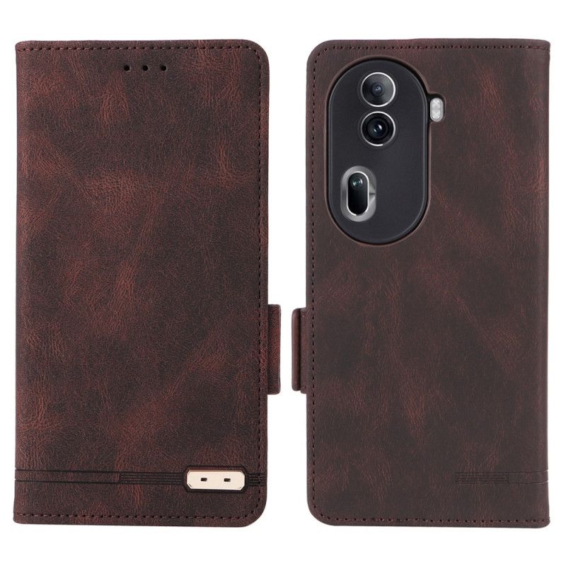 Leren Hoesje Oppo Reno 11 Pro 5g Vintagestijl Bescherming Hoesje