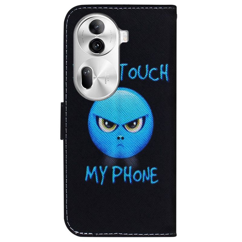 Leren Hoesje Voor Oppo Reno 11 Pro 5g Telefoon-emoji