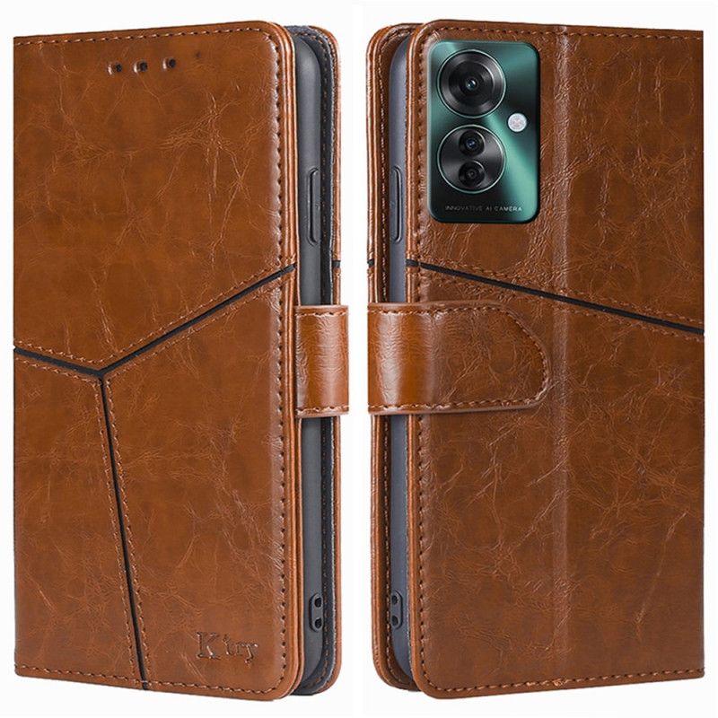 Folio-hoesje Oppo Reno 11f 5g Retro Geometrisch Patroon