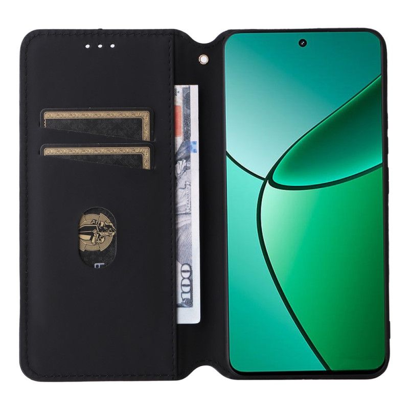 Folio-hoesje Oppo Reno 11f 5g Ruitpatroon Bescherming Hoesje