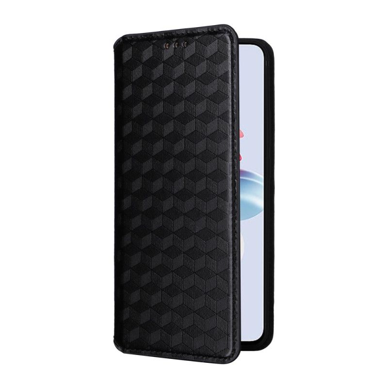 Folio-hoesje Oppo Reno 11f 5g Ruitpatroon Bescherming Hoesje