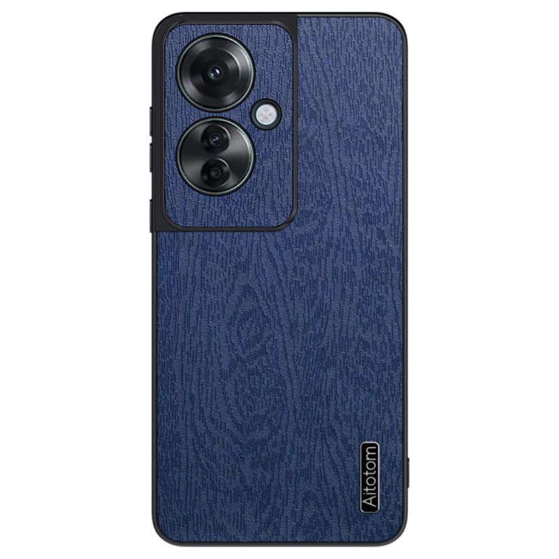 Hoesje Oppo Reno 11f 5g Kunstleer Met Houteffect Bescherming Hoesje