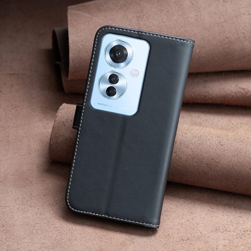 Leren Hoesje Voor Oppo Reno 11f 5g Kunstleer Binfen Kleur