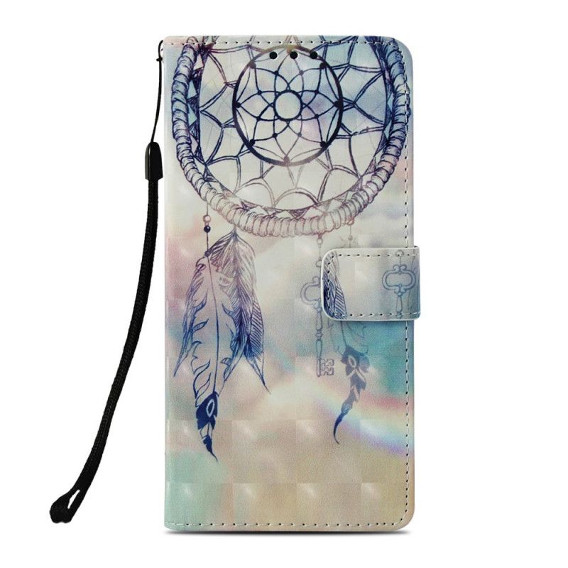 Cover Folio-hoesje Xiaomi Pocophone F1 Rood Telefoonhoesje Aquarel Dromenvanger