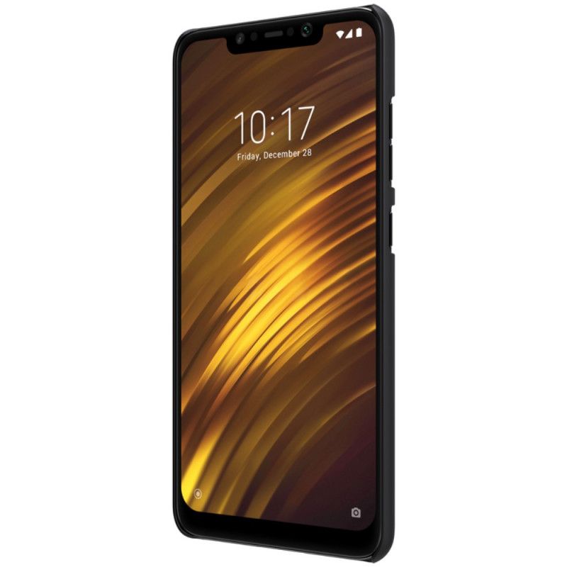 Hoesje Xiaomi Pocophone F1 Zwart Stijve Frosted Nillkin