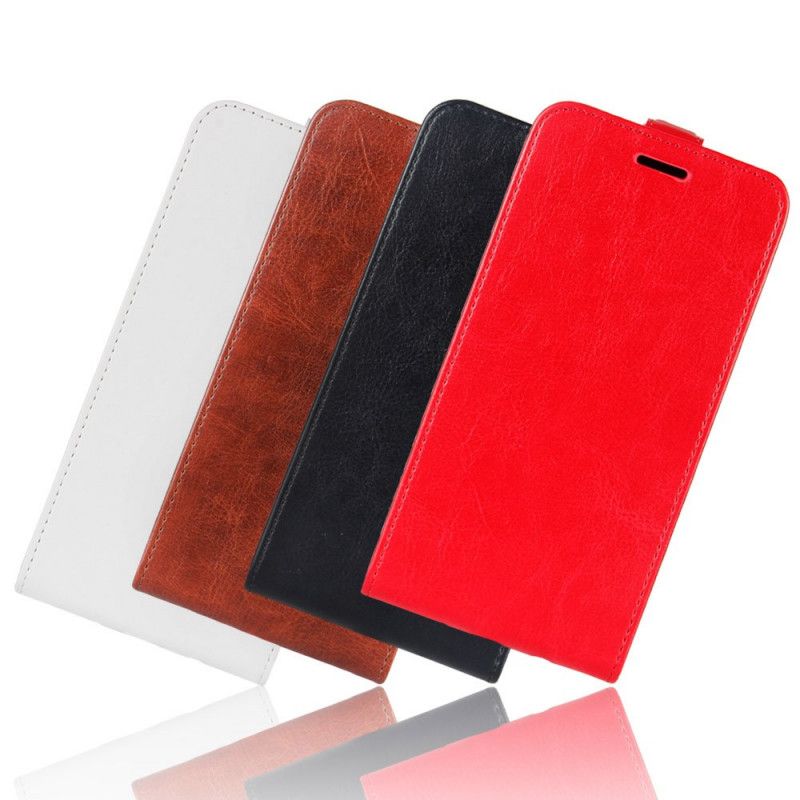 Cover Folio-hoesje Xiaomi Mi 10 Lite Wit Zwart Telefoonhoesje Retro Vouwen