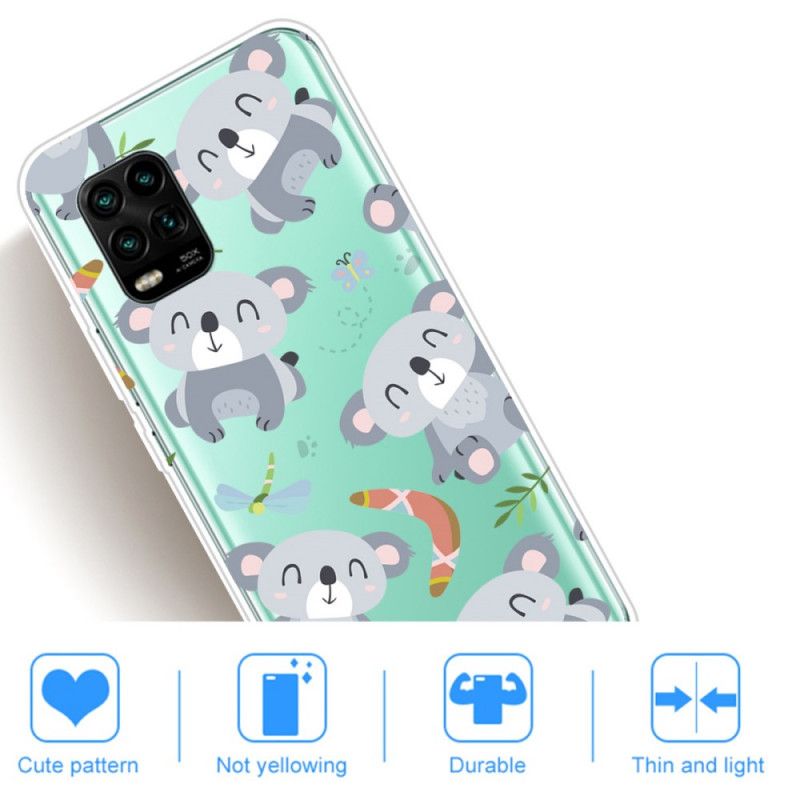 Cover Hoesje Xiaomi Mi 10 Lite Telefoonhoesje Schattige Koala'S